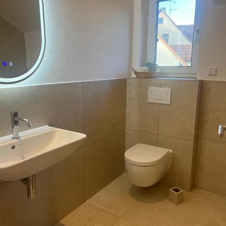 Ferienwohnung, 1-zimmer, 1-3 Personen, 31 Qm, Mit Balkon, In Ruhige Lage, Direkt An Der Aach Singen